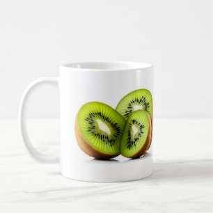 Caneca De Café Fruta verde kiwi
