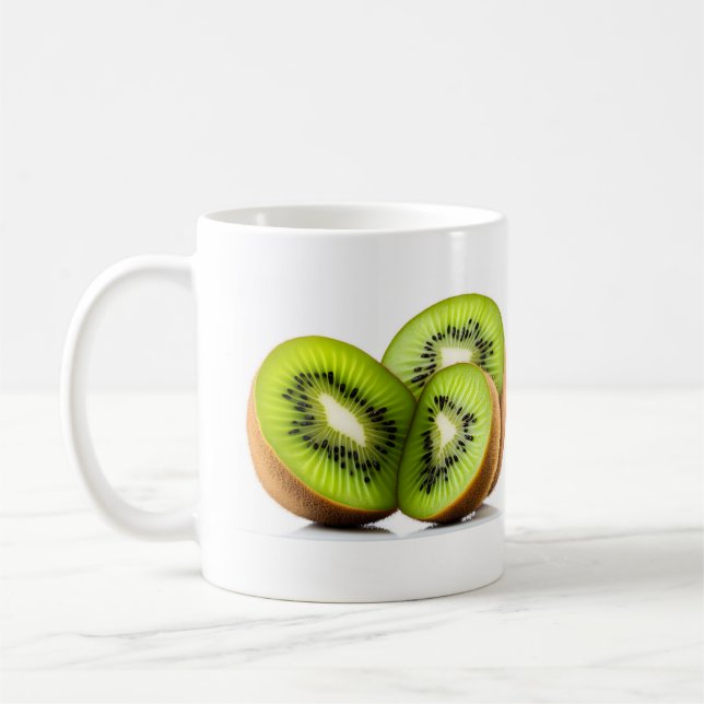 Caneca De Café Fruta verde kiwi (Esquerda)