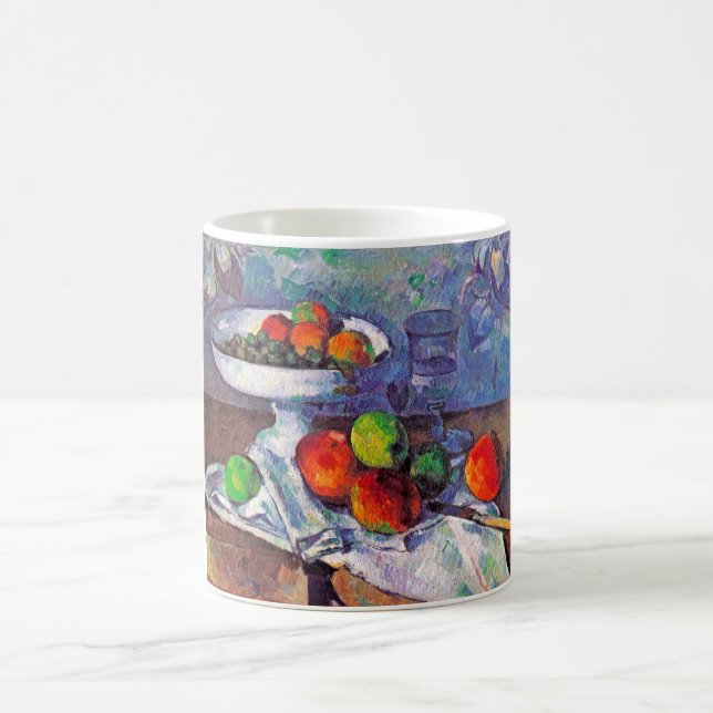 Caneca De Café Fruta, Vidro e Maçãs, Cezanne (Centro)