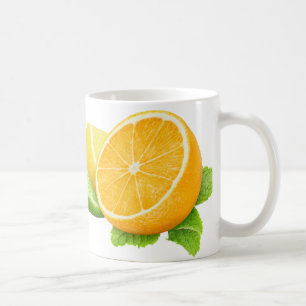 Caneca De Café Frutas de Citrus