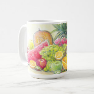 Caneca De Café Frutas felizes