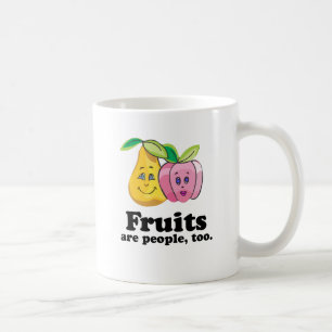 Caneca De Café Frutas também são pessoas