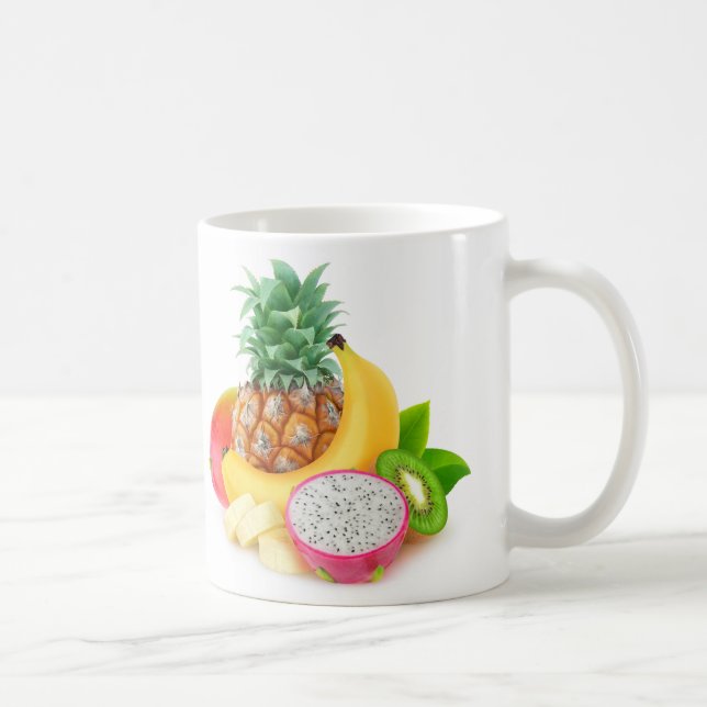 Caneca De Café Frutas tropicais (Direita)