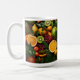 Caneca De Café Frutas tropicais