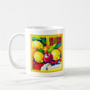 Caneca De Café Frutas Tropicais Piando. Comprar Agora
