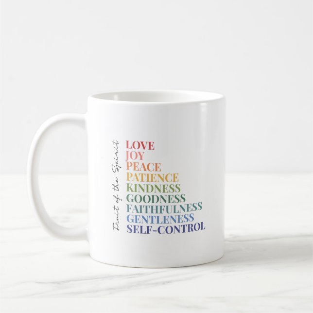 Caneca De Café Fruto do Espírito (Esquerda)