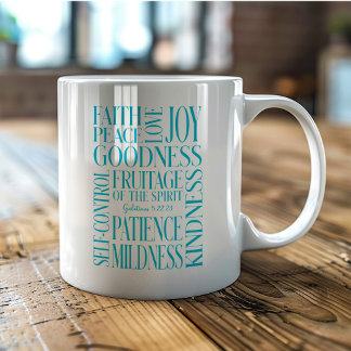 Caneca De Café Fruto do Espírito Gálatas 5