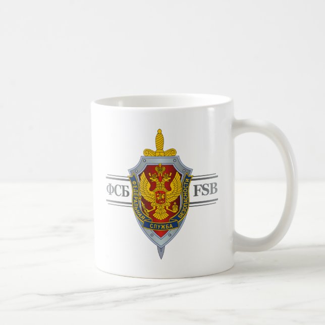 Caneca De Café FSB russo (Direita)