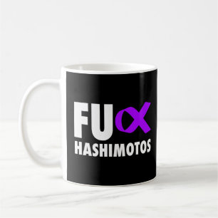Caneca De Café Fu Hashimotos Fita Roxo - Hashimotos