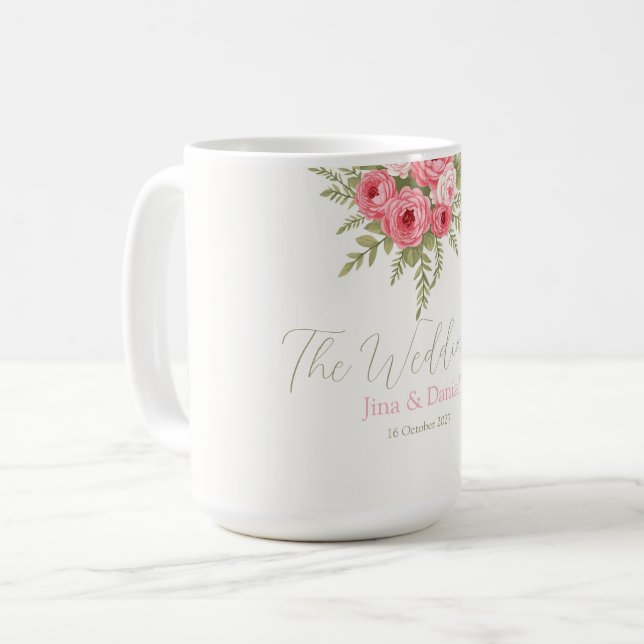 Caneca De Café Fuchsia Dream (Frente Esquerda)