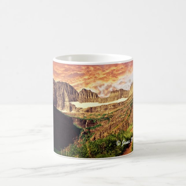 Caneca De Café Fuga da geleira de Grinnell do parque nacional de (Centro)