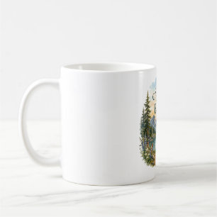 Caneca De Café Fuga do Lago da Fogueira Montanhesa Camping