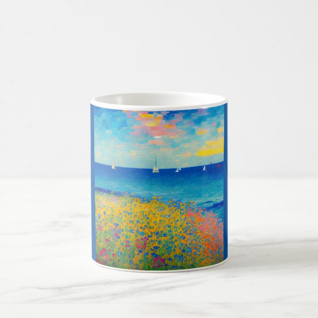 Caneca De Café Fuga marítima 08 (Centro)