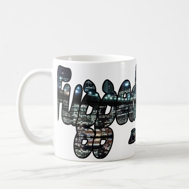 Caneca De Café Fuggedaboutit- Brooklyn, NYC (Esquerda)