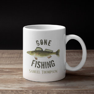 Caneca De Café Fugir à Pesca Moderna Angler