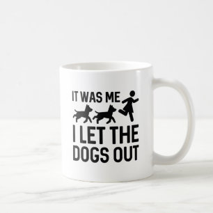 Caneca De Café Fui Eu Que Deixei Os Cachorros Sair