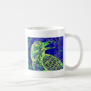Caneca De Café fulgor do dia do corvo