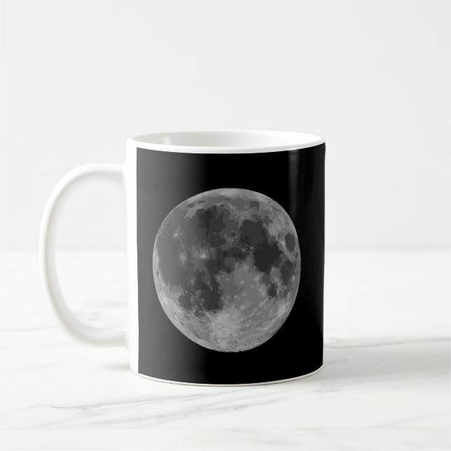 Caneca De Café Full Moon Luna (Esquerda)