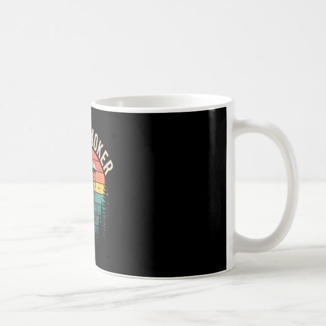 Caneca De Café Fumante Compulsivo Árvore Correntes Disco Golfe Di (Direita)