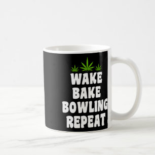 Caneca De Café Fumante de Boliche e Maconha