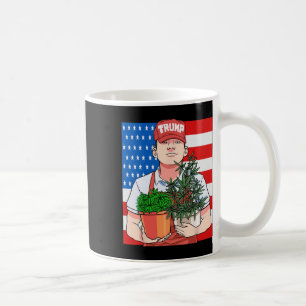 Caneca De Café Fumante de maconha engraçado vota para o president