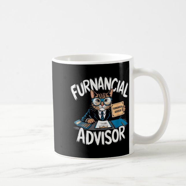 Caneca De Café Fun Financial Planner Gift Funny Retirement Adviso (Direita)