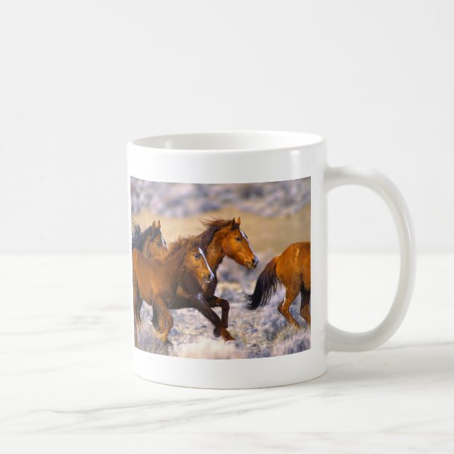 Caneca De Café Funcionamento dos cavalos (Direita)