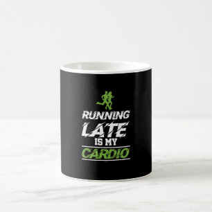 Caneca De Café Funcionar tarde é meu cardio-