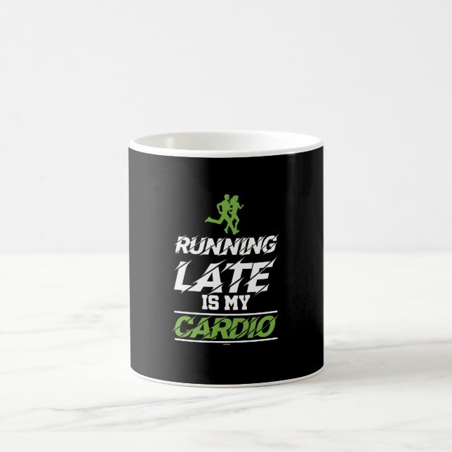 Caneca De Café Funcionar tarde é meu cardio- (Centro)