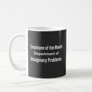 Caneca De Café Funcionário do Mês do Departamento de Problemas Im