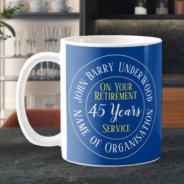 Caneca De Café Funcionário se Aposentando do Trabalho. Aposentado (Criador carregado)
