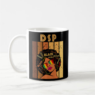 Caneca De Café Funcionarios De Suporte Direto Dsp Afro-Africano H