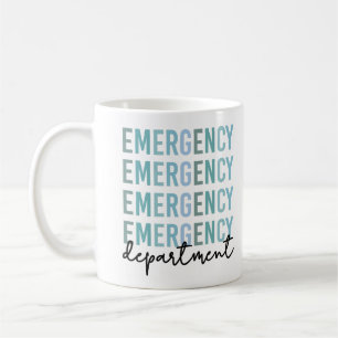 Caneca De Café Funcionarios ER do Departamento de Emergência En