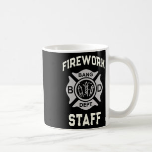 Caneca De Café Funcionarios Patriótico De Bombeiro 4 De Julho Seg