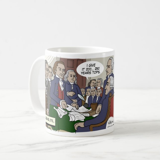 Caneca De Café Fundadores (Frente Esquerda)