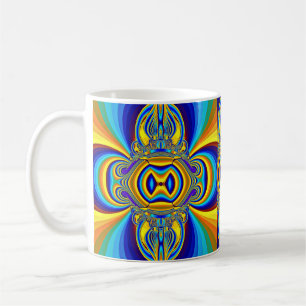 Caneca De Café Fundo Abstrato Colorido-14334
