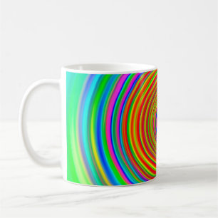 Caneca De Café fundo abstrato turvo, tex geométrico de vintage