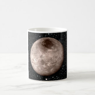 Caneca De Café Fundo da estrela da LUA CHARON de PLUTO (sistema