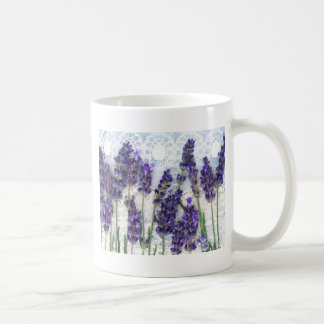 Caneca De Café fundo da lavanda