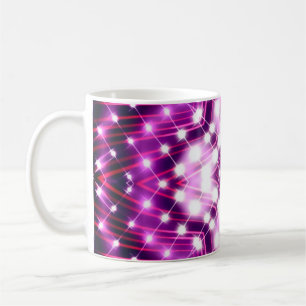 Caneca De Café Fundo das luzes flutuantes