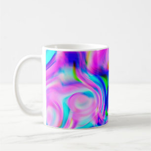 Caneca De Café Fundo de abstrato multicores. Padrão colorido.