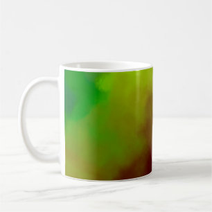 Caneca De Café Fundo de Abstrato pintado com escova. Pincel encra