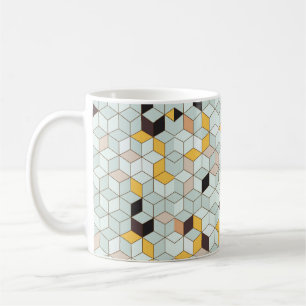 Caneca De Café Fundo de azulejos Vintage concebido a partir de s