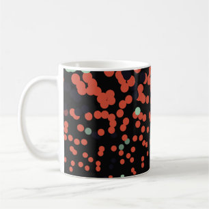 Caneca De Café Fundo de colheita colorido geométrico. Abstrato