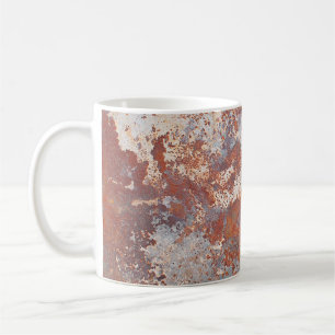 Caneca De Café Fundo de metal enferrujado