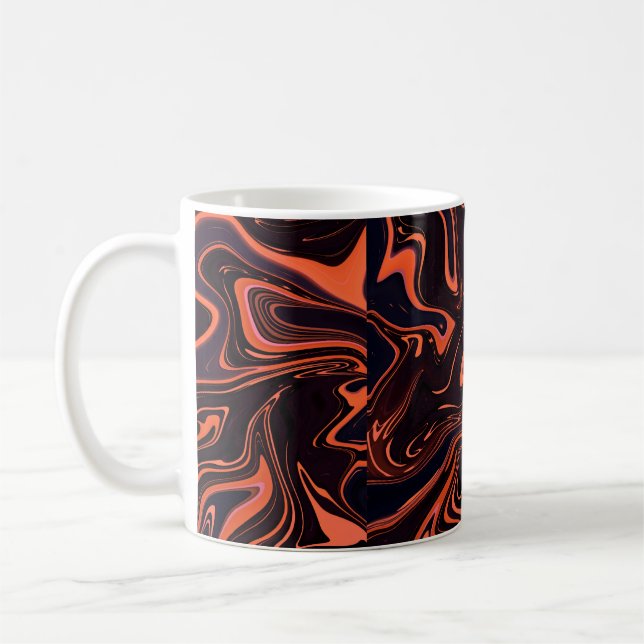 Caneca De Café Fundo de Textura de abstrato Marble (Esquerda)