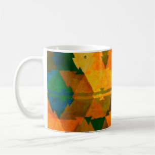 Caneca De Café fundo de textura de aquarela abstrato. Pintor de ó
