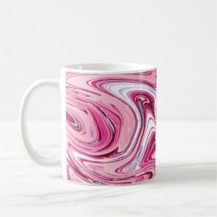 Caneca De Café Fundo de textura mármore. Textura líquida de má