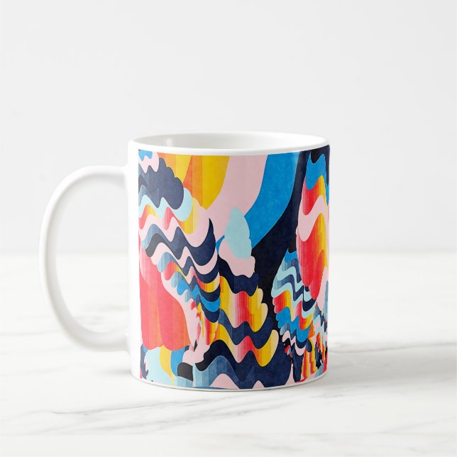 Caneca De Café fundo digital de cinzas (Esquerda)