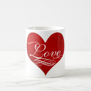 Caneca De Café Fundo do amor de PixDezines/Heart/DIY